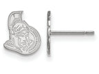 Logoart 925 Sterling Silver Ottawa Senators Extra Small Post Earrings