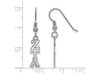 LogoArt Sterling Silver Zeta Tau Alpha Small Dangle Earrings
