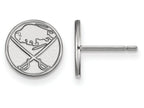 Logoart 925 Sterling Silver Buffalo Sabres Extra Small Post Earrings