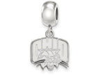 LogoArt Sterling Silver Ohio University Small Bead Charm Charm Dangle Bead Charm