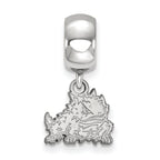 LogoArt Sterling Silver Texas Christian University Bead Charm Charm Xs Dangle Bead Charm
