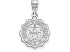 LogoArt Sterling Silver University Of North Dakota Medium Crest Pendant Necklace