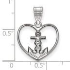 LogoArt Sterling Silver Villanova University Small Enamel Disc Pendant Necklace