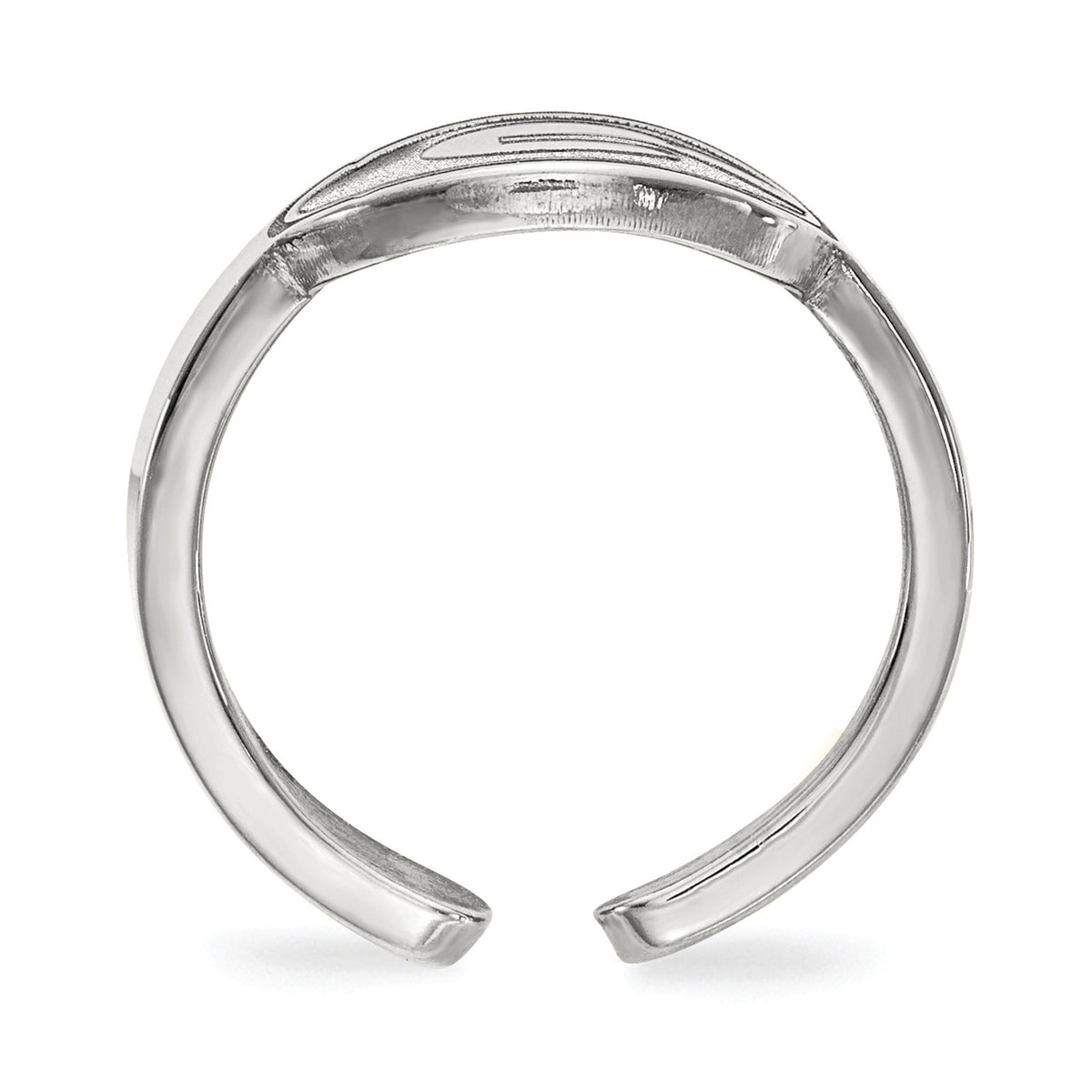 LogoArt Sterling Silver University Of Georgia Toe Ring