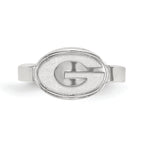 LogoArt Sterling Silver University Of Georgia Toe Ring