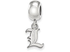LogoArt Sterling Silver University Of Louisville Bead Charm Charm Xs Dangle Bead Charm