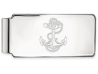 Logoart 925 Sterling Silver Navy Money Clip