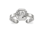 LogoArt Sterling Silver University Of South Carolina Toe Ring