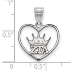 LogoArt Sterling Silver St. Louis Blues Large Enamel Pendant Necklace