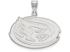 LogoArt Sterling Silver Iowa State University Large Pendant Necklace