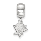 LogoArt Sterling Silver Pittsburgh Penguins Bead Charm Charm Xs Dangle Bead Charm