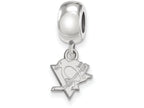 LogoArt Sterling Silver Pittsburgh Penguins Bead Charm Charm Xs Dangle Bead Charm