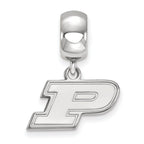 LogoArt Sterling Silver Purdue Bead Charm Charm Xs Dangle Bead Charm