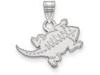 LogoArt Sterling Silver Texas Christian University Small Pendant Necklace