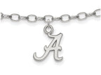 LogoArt Sterling Silver University Of Alabama Anklet