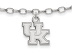 LogoArt Sterling Silver University Of Kentucky Anklet