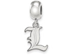 LogoArt Sterling Silver University Of Louisville Bead Charm Charm Small Dangle Bead Charm