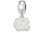 LogoArt Sterling Silver University Of North Carolina Bead Charm Charm Xs Dangle Bead Charm