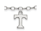 LogoArt Sterling Silver University Of Tennessee Anklet