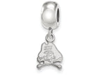 LogoArt Sterling Silver East Carolina University Bead Charm Charm Xs Dangle Bead Charm