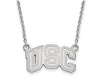 Logoart 925 Sterling Silver University Of Southern California Small Pendant Necklace