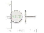LogoArt Sterling Silver Alpha Epsilon Phi Enameled Post Earrings