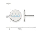 LogoArt Sterling Silver Delta Delta Delta Enameled Post Earrings
