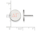 LogoArt Sterling Silver Delta Gamma Enameled Post Earrings