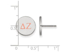 LogoArt Sterling Silver Delta Zeta Enameled Post Earrings