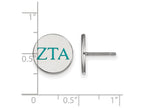LogoArt Sterling Silver Zeta Tau Alpha Enameled Post Earrings