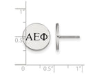 LogoArt Sterling Silver Alpha Epsilon Phi Enameled Post Earrings