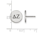 LogoArt Sterling Silver Delta Zeta Enameled Post Earrings