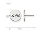 LogoArt Sterling Silver Kappa Alpha Theta Enameled Post Earrings