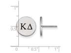 LogoArt Sterling Silver Kappa Delta Enameled Post Earrings