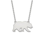 LogoArt Sterling Silver University Of California Berkeley Large Pendant Necklace