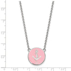 LogoArt Sterling Silver University Of Louisville Medium Disc Pendant Necklace