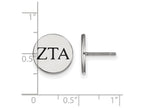 LogoArt Sterling Silver Zeta Tau Alpha Enameled Post Earrings
