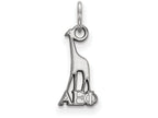 LogoArt Sterling Silver Alpha Epsilon Phi Extra Small Pendant Necklace