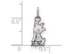 LogoArt Sterling Silver Alpha Xi Delta Extra Small Pendant Necklace