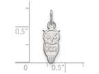 LogoArt Sterling Silver Chi Omega Extra Small Pendant Necklace