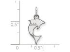 LogoArt Sterling Silver Delta Delta Delta Extra Small Pendant Necklace