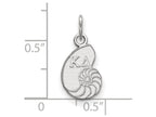 LogoArt Sterling Silver Kappa Delta Extra Small Pendant Necklace