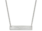 Logoart 925 Sterling Silver Miami University Bar Necklace
