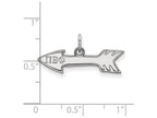 LogoArt Sterling Silver Pi Beta Phi Extra Small Pendant Necklace
