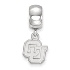 LogoArt Sterling Silver University Of Colorado Bead Charm Charm Xs Dangle Bead Charm