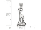 LogoArt Sterling Silver Alpha Epsilon Phi Small Pendant Necklace