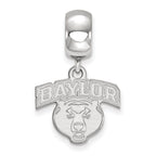 LogoArt Sterling Silver Baylor University Bead Charm Charm Small Dangle Bead Charm