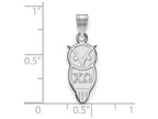 LogoArt Sterling Silver Chi Omega Small Pendant Necklace