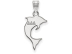 LogoArt Sterling Silver Delta Delta Delta Small Pendant Necklace