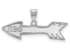 LogoArt Sterling Silver Pi Beta Phi Small Pendant Necklace